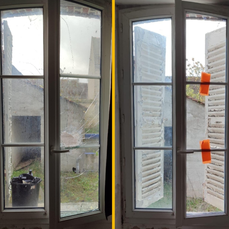 Réparer vitre fissurée: réparation de vitres Paris tout type
